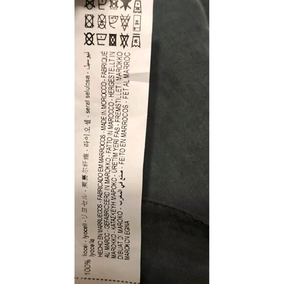 Zara Women's Large Gray Dress Pants 30x28 New Button Fly - Picture 6 of 9